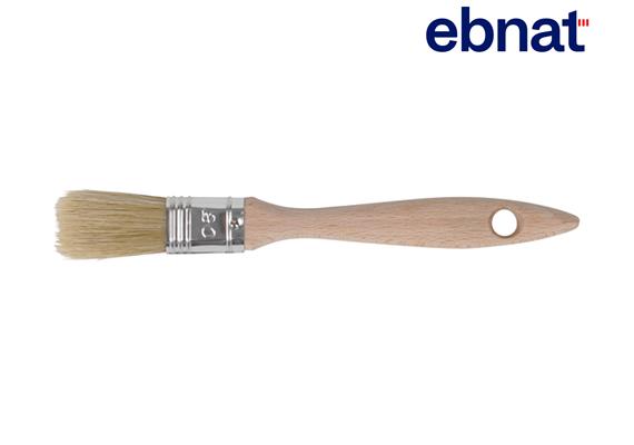 EBNAT Lackierpinsel 20 mm falbe Borsten für Kunstharzlacke, Lasuren - 309