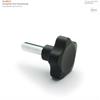 Elesa Sterngriffe aus Thermoplast schwarz mit Gewindestift M8 L (20) 26 Ø 40mm - ENG
