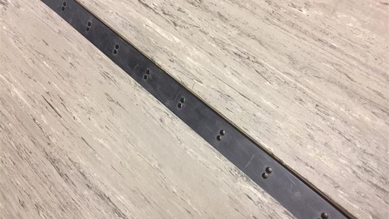 Ersatzgummi zu Schlammkrücke gekröpft B 100cm