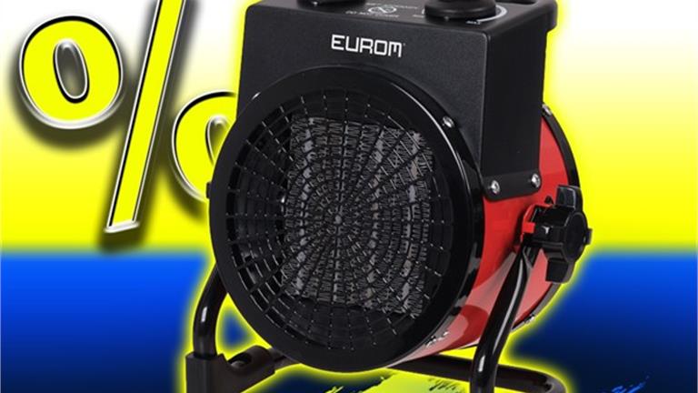 EUROM Kermamikheizlüfter 2 kW 230V, mit Überhitzungsschutz/Thermostat bis zu 75m³ EUROM Kermamikheizlüfter 2 kW 230V, mit Überhitzungsschutz/Thermostat bis zu 75m³