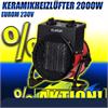 EUROM Kermamikheizlüfter 2 kW 230V, mit Überhitzungsschutz/Thermostat bis zu 75m³