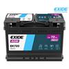 EXIDE Batterie EK720 Start-Stop AGM 12V/72Ah/760A LxBxH 278x175x190 mm