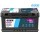 EXIDE Batterie EK820 Start-Stop AGM 12V/96Ah/850A LxBxH 353x175x190 mm