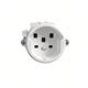 FELLER UP-Steckdose FH T25 16A weiss, Schraubklemmen 8725.P.61