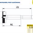 FISCH Astlochbohrer Ø 55 mm HM Kunstbohrer Typ 0430 Profi Ausführung | Bild 2