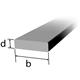Flachstahl 20 x 4mm, Stahl S235JR (RSt37-2), warmgewalzt, roh - ENG
