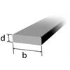 Flachstahl 40 x 8mm, Stahl S235JR (RSt37-2), warmgewalzt, roh - ENG