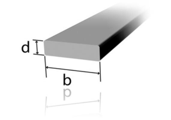 Flachstahl 50 x 10mm, Stahl S235JR (RSt37-2), warmgewalzt, roh