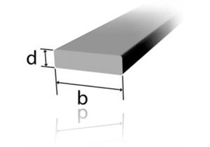 Flachstahl 80 x 3mm, Stahl S235JR (RSt37-2), warmgewalzt, roh
