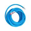 Fortec Druckluftschlauch PVC blau 9x14.5mm 15m mitKupplung und Stecknippel - 050