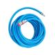 Fortec Druckluftschlauch PVC blau 9x14.5mm 15m mitKupplung und Stecknippel
