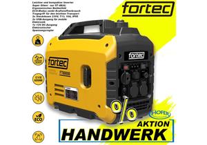 Fortec FT60000 Stromerzeuger / Inverter Benzin 2000W - ERN