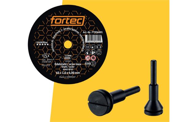 FORTEC MINI - Trennscheibe Ø 65 x 1 x 6mm LEADERline - 394