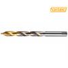 FORTEC Spiralbohrer geschliffen HSS-G Ø 4.1 mm L 75 mm TiN-Stufenspitze Metallbohrer