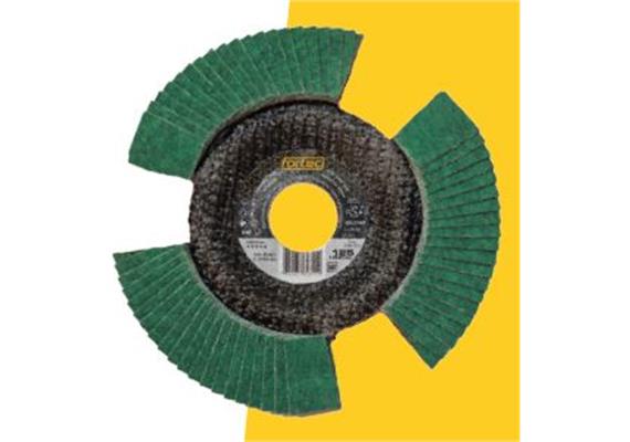 Fortec Zirkon Fächer-Sicht-Schleifscheibe Visible 125 x 22,23 K60 - ERN0