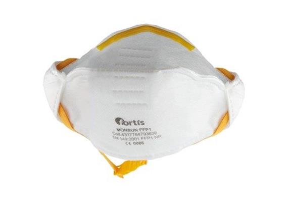 Fortis Atemschutzmaske Monsun, FFP1, Box 20Stk., Bau, Gartenbau, Pflanzenschutzmittel