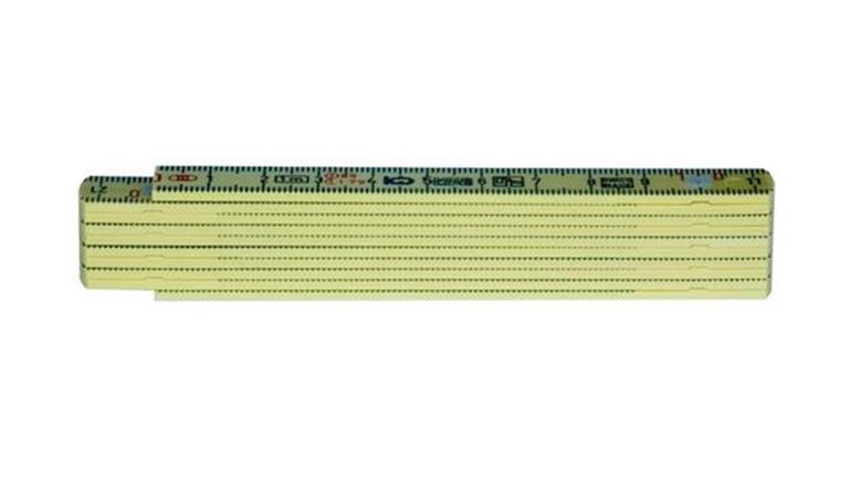 FORUM Gliedermeter aus Holz 2 m weiss