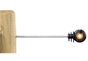 Gallaghe Abstand - Isolator r XDI schwarz/orange mit HOLZGEWINDE 20cm 10Stk. - 053