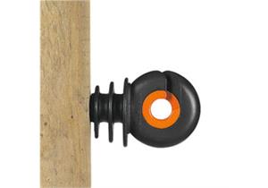 Gallaghe Isolator r XDI schwarz/orange mit Holzgewinde 25Stk.