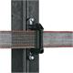 Gallagher Breitband Isolator Super schwarz mit 2 Gummischeiben zum Schutz des - 40mm Bande - 053