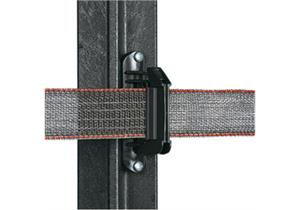 Gallagher Breitband Isolator Super schwarz mit 2 Gummischeiben zum Schutz des - 40mm Bande - 053