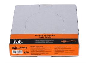 Gallagher Doppelt isoliertes Erd - und Zuleitungskabel Ø 1.6mm L 10m