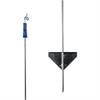 Gallagher Federstahlpfahl mit blauem Spitzenisolator L 1.1 für Zaunhöhe 0.85 m - 053