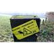 Gallagher Warnschild aus Kunststoff gelb - 053