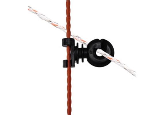 Gallagher Zusatz - Isolator Doppelclip für ovale Pfähle 10Stk. - 053
