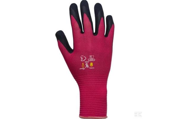 Garten Handschuhe für Kinder / Kids pink 8-11 Jahre - KRA