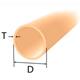 Gas- und Wasserleitungsrohr grundiert rot/braun Ø 1/2" 21.3 x 2.6 mm
