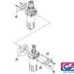 GAV Druckreduzierventil, Wasserabscheider und Öler 1/2" FRL-200 0-12 bar | Bild 3