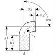 Geberit Bogen 90° mit langem Schenkel Ø 63mm | Bild 2