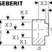 GEBERIT PE Abzweig 88.5° Ø 40 / 40 mm | Bild 2