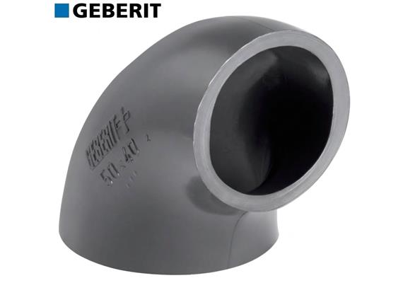 GEBERIT PE Bogen 90° reduziert Ø 56 / 48 mm
