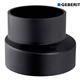 GEBERIT PE Reduktion exzentrisch, kurz Ø 63 x 40 mm