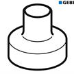 GEBERIT PE Reduktion zentrisch, kurz Ø 75 x 40 mm - ENG | Bild 3