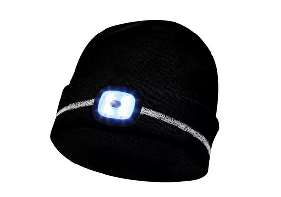 GEBOL LED Kappe mit Reflektionsstreifen, schwarz - WMT