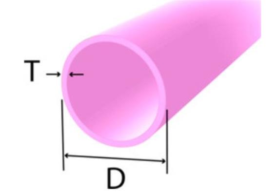 Geländerrohr geschweisst walzblank Ø 3/4" 26.9 x 2mm, Stahl E235 - ENG