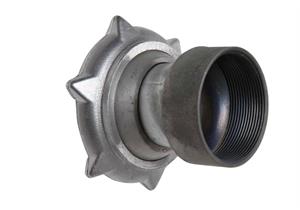 Gewindestutzen Kugel Ø 62mm mit 2 1/2" Innengewinde verzinkt - Kugelkupplung-System