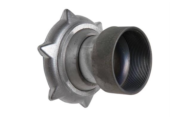 Gewindestutzen Kugel Ø 62mm mit 2 1/2" Innengewinde verzinkt - Kugelkupplung-System