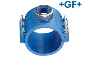 +GF+ 654X - Anschlussschelle Ø 110mm x 2" IG aus PP ND 16