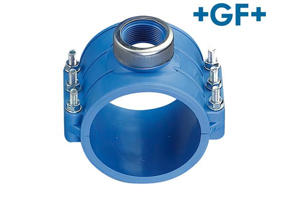 +GF+ 654X - Anschlussschelle Ø 160mm x 2" IG aus PP ND 16
