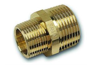 +GF+ Doppelnippel Nr. 8245 kurz Siliziumbronze AG 2" x AG 5/4" - NIK