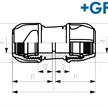 +GF+ iJoint Kupplung egal Ø 50 x 50mm aus PP ND 16 D NBR | Bild 2