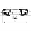 +GF+ iJoint Reparaturkupplung egal Ø 110 x 110mm aus PP ND 16 D NBR | Bild 2