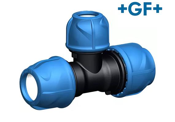 +GF+ iJoint T - Stück 90° Ø 40 x 32 x 40mm aus PP ND 16 D NBR