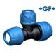 +GF+ iJoint T - Stück 90° Ø 63 x 50 x 63mm aus PP ND 16 D NBR