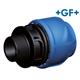 +GF+ iJoint Uebergangskupplung mit AG Ø 75mm x 2" aus PP ND 16 D NBR