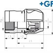 +GF+ iJoint Uebergangskupplung mit IG Ø 63mm x 2 1/2" aus PP ND 16 D NBR | Bild 2